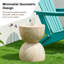 Tabouret de jardin 17,75 po H