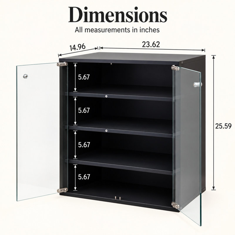 Stackable LED Shoe Storage Box