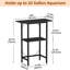 Support pour aquarium à 3 niveaux de 61 cm (24 po) pour 76 litres (20 gallons) - Étagère de rangement robuste et résistante à l'eau-1801047760-1801047761