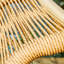 Chaise berçante en rotin