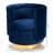 Krishaun Velvet Swivel Barrel Chair-1150421157