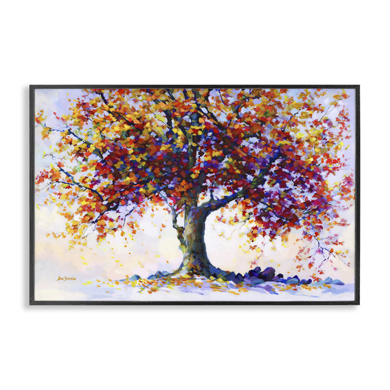 «Heartfelt Hues», estampe numérique par Leon Devenice, Giclée encadrée noir minuit, H 16 po x l 24 po