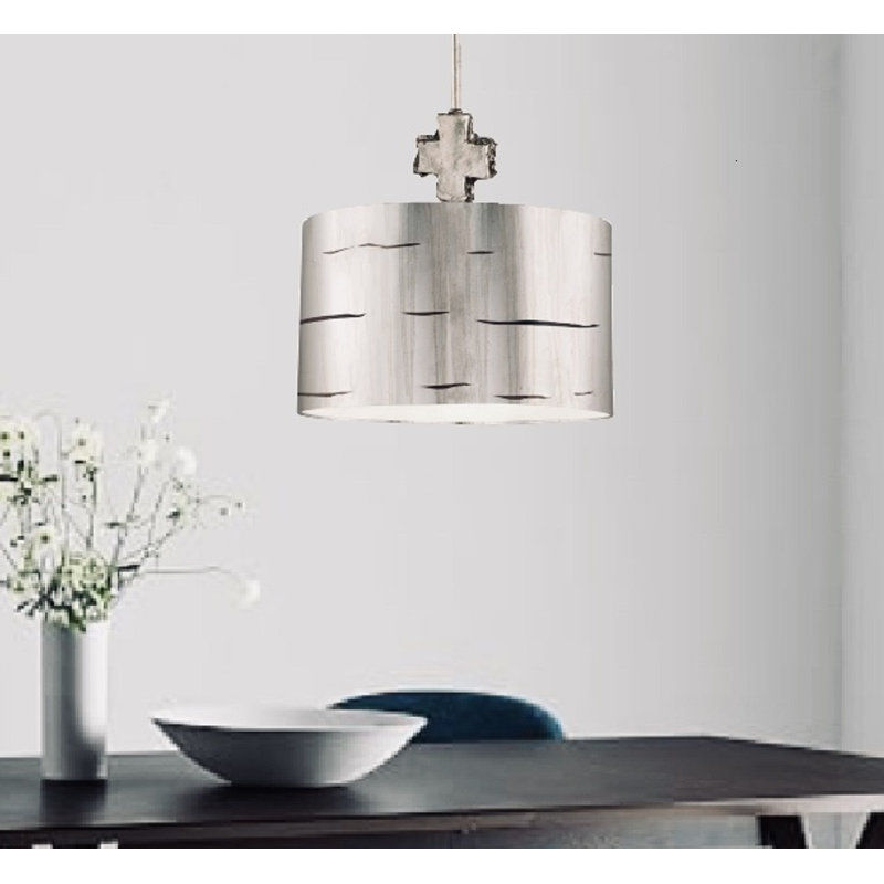 Grand luminaire suspendu en argent Fragment, Argent vieilli