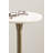 Nisha Modern Round Mango Wood and Marble Drink Table-841700280
