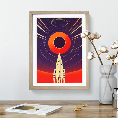The Unbelievable Spaceship Rocket - Framed Print