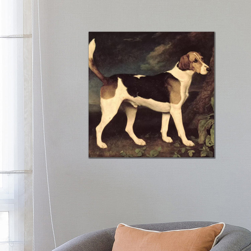 Ringwood, A Brocklesby Foxhound, 1792 by George Stubbs - Wrapped Canvas Print, 66.04 cm H x 66.04 cm W x 3.175 cm D
