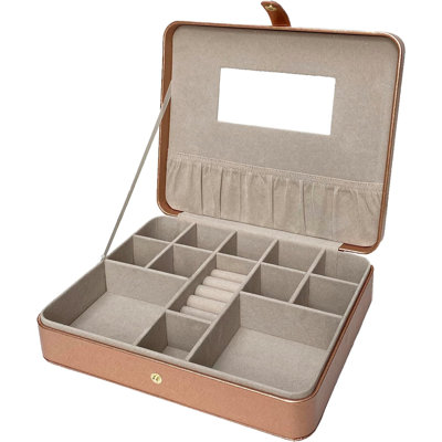 Wood Travel Case + Mirror