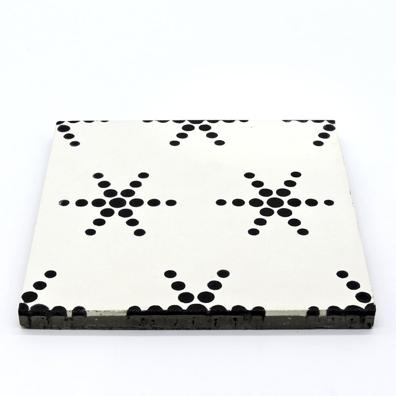 Hana 8" x 8" Cement Patterned Wall & Floor Tile