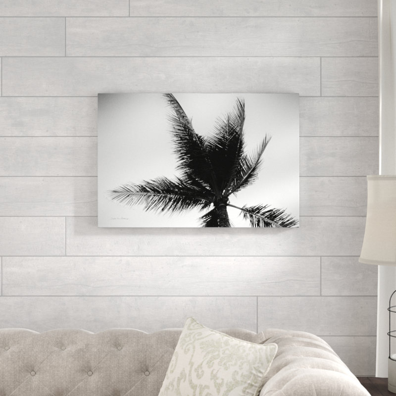 Reproduction de photo sur toile, "Palm Tree Looking up IV" par Debra Van Swearingen, H 20 po x l 30 po x P 1,25 po