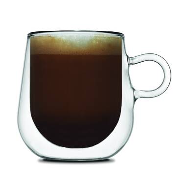 OggiBrew 3 Oz Glass Espresso Cups (Set of 2) - 6584