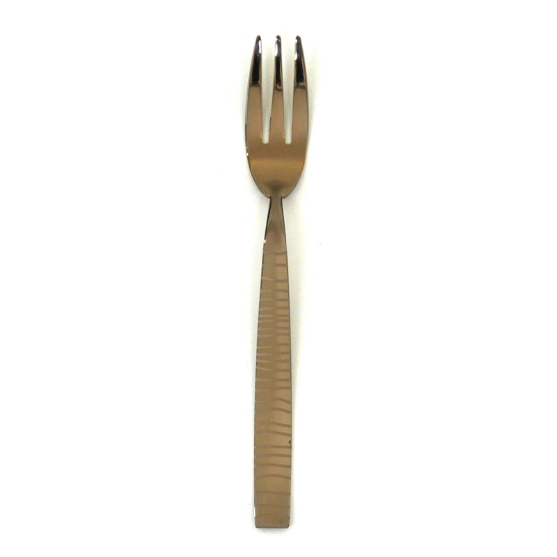 Tigre Cake Fork - 12 Pieces, Bronzo