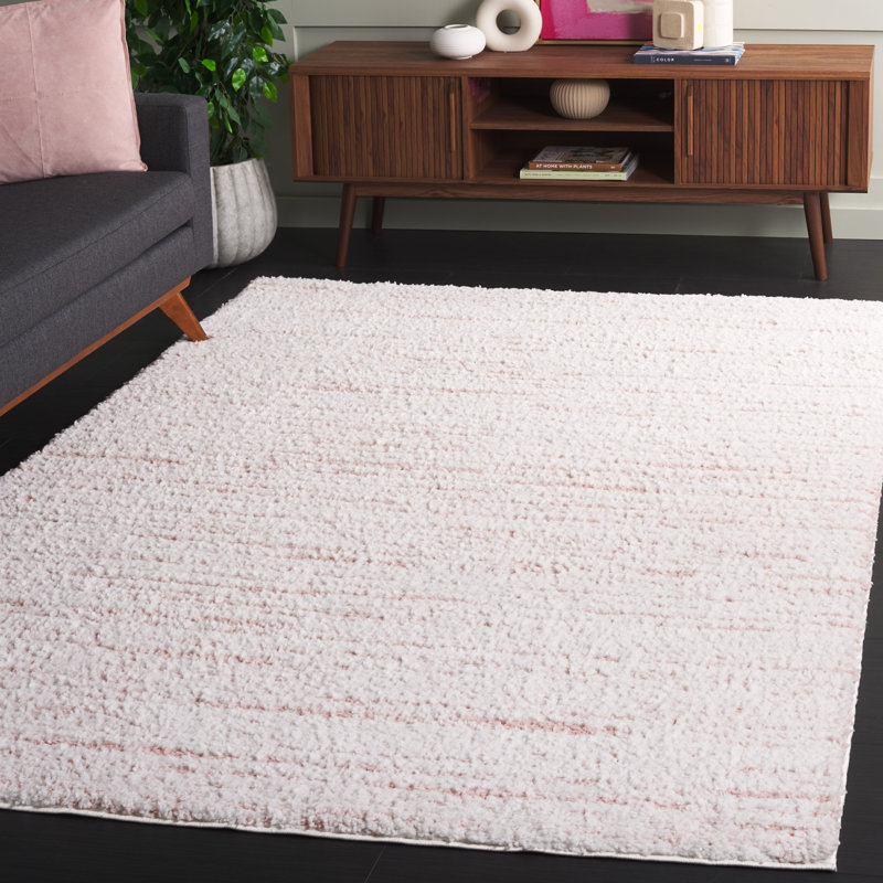 Aivery Geometric Shag Area Rug, Rectangle 244 X 305cm