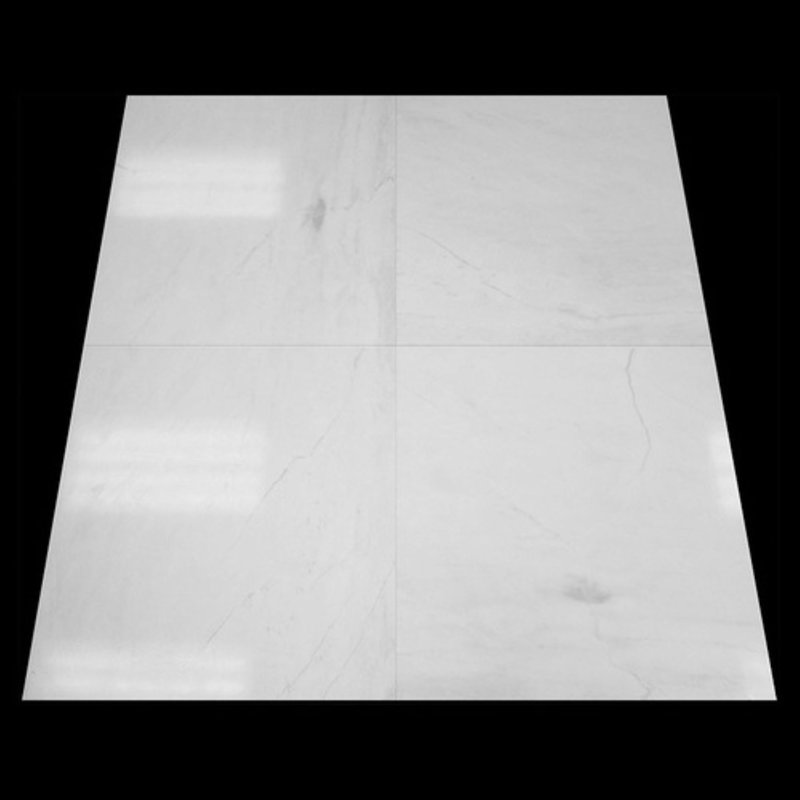 Carreau de marbre et de dôme Bianco Dolomite 24 po x 24 po, Poli