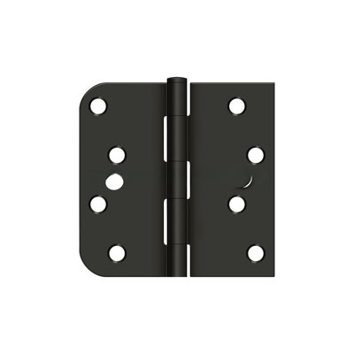 Deltana S44058TT10B-LH 4" x 4" x 5/8" x SQ Hinge in Oil-rubbed Bronze Pair