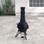 Toledo Column Cast Iron Smokeless Chimnea-32817753-32817751