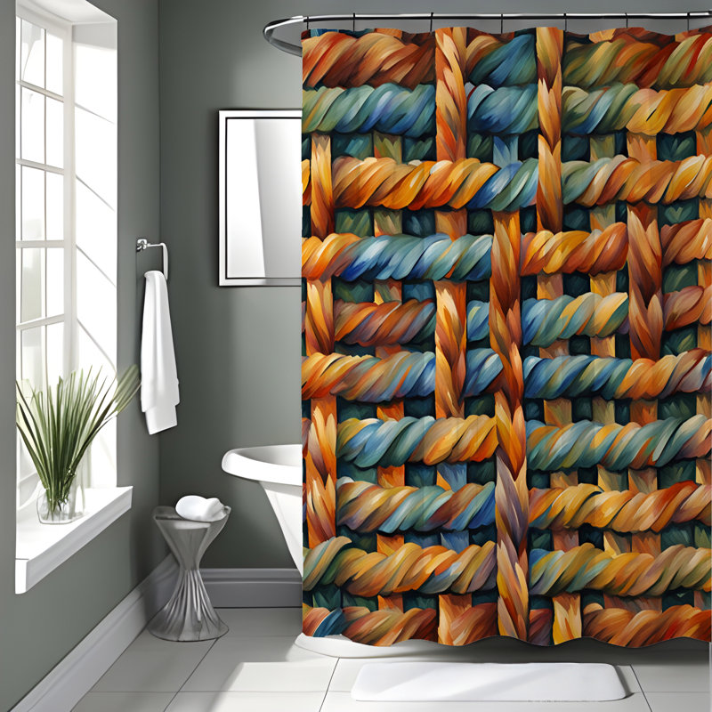 Rideau de douche Wynkoop, H 93 po x l 70 po