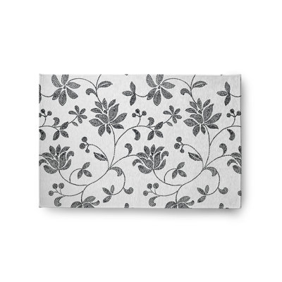 Bartron Chenille Floral Indoor / Outdoor Rug