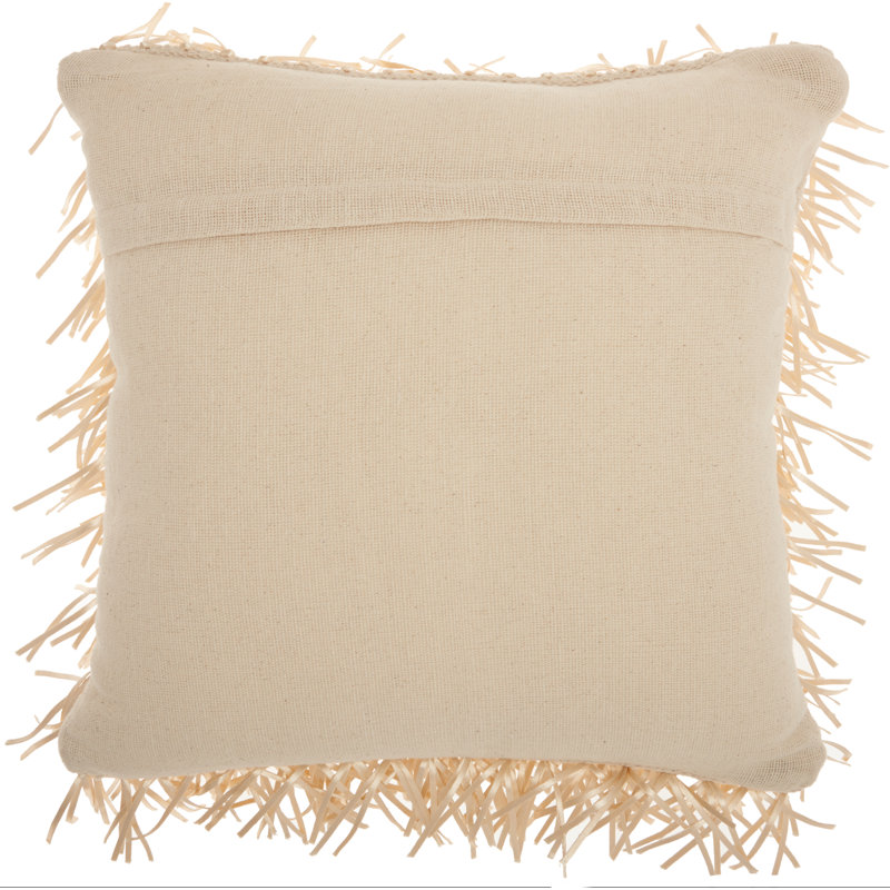 Housse de coussin carré et insert, Crème