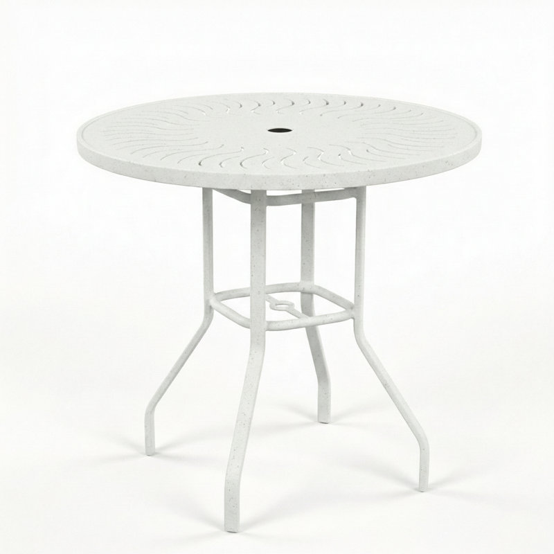 Table de bar Windward, Blanc rivière