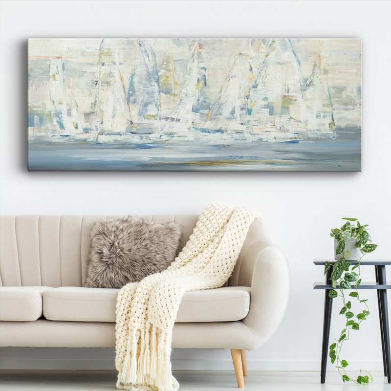 Regatta Time sur impression sur toile, H 12 po x l 30 po x P 1,5 po