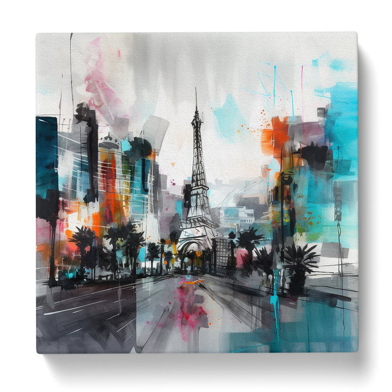 Modern Wall Art - Wrapped Canvas, 35cm H x 35cm W x 3cm D