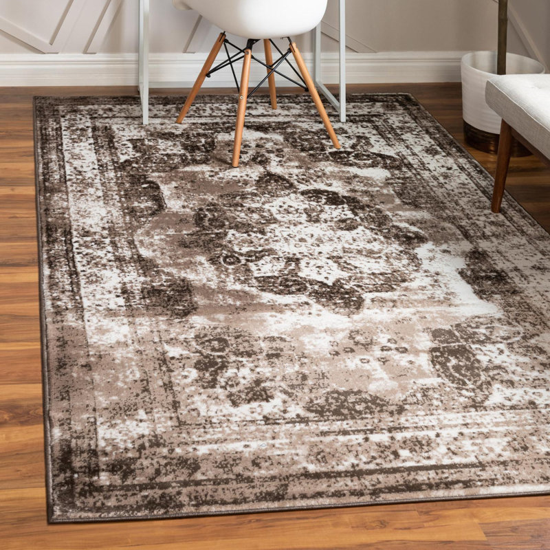 Tapis oriental Brandt, Rectangle 7 pi 1 po x 10 pi, Light Brown