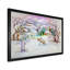 Winter Village Life - peinture sur toile-59843406-59843409