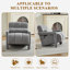 Chaise d'appoint rembourrée avec accoudoirs 28 po Jakeim-2079655796