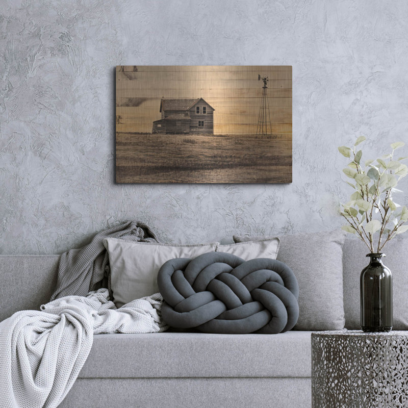 «Lost Farmstead On The Prairie 075» par Gordon Semmens, H 24 po x l 36 po