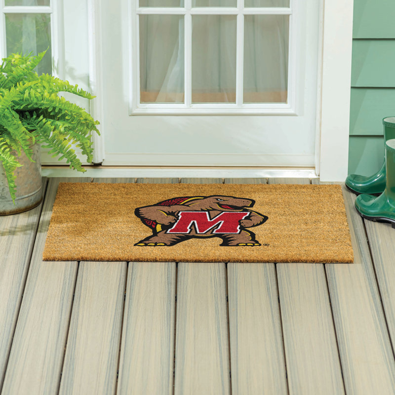 Grand tapis couleur coco de l'Université du Maryland, 36 po x 24 po
