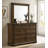 4-Pieces Traditional Wood Panel Bed with Dresser, Mirror, Nightstand-713680836