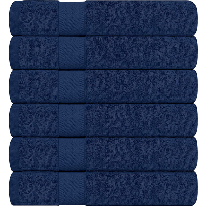 Cassada Cotton Bath Towel, Navy