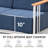 Coan Outdoor Patio Modern Style Metal Conversation Set Seating Group With Coffee Table-884457432