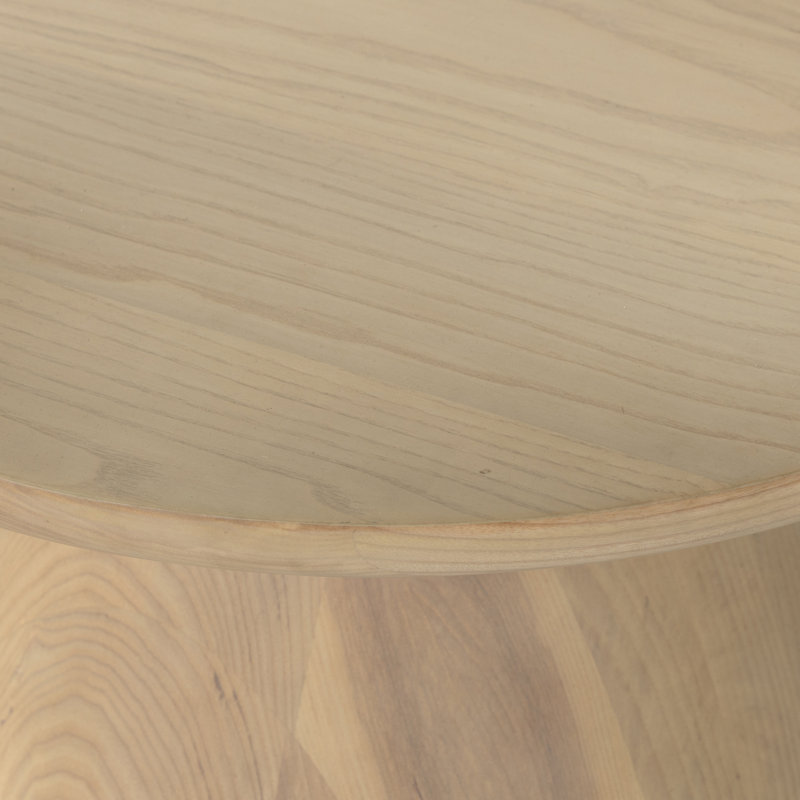 Merla Solid Wood Coffee Table, Beige