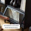 Buffet noir en bois massif