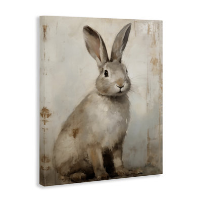  "Natural Rabbit Portrait", impression sur toile par Arlington Prints