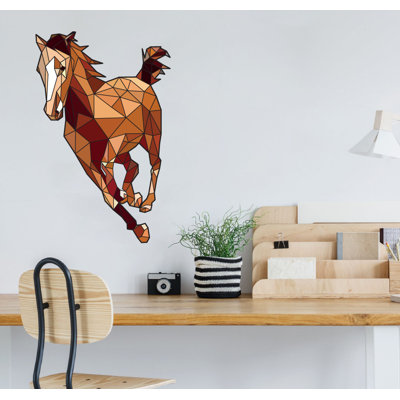 Adhésif décoratif cheval sauvage