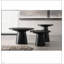 Console ronde en bois de 20 po avec base à piédestal, parfaite pour les salons modernes et les décors élégants-129239320-129239324-129239325