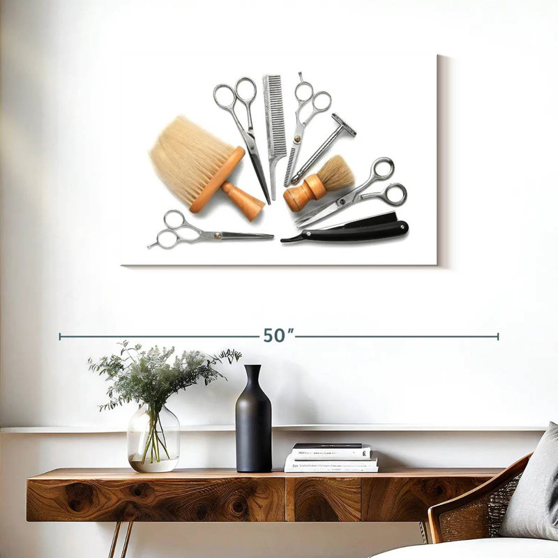 Shuttleworth Barber Set, 24" H x 36" W