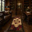 Hand Knotted Wool Floral Area Rug
