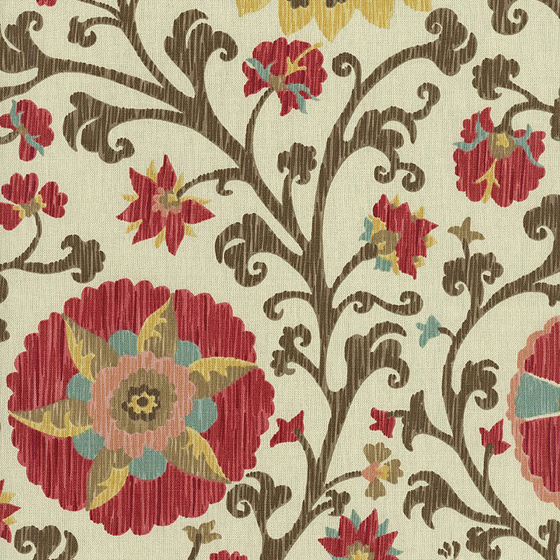 Tissu imprimé brodé Fergana, Prusse