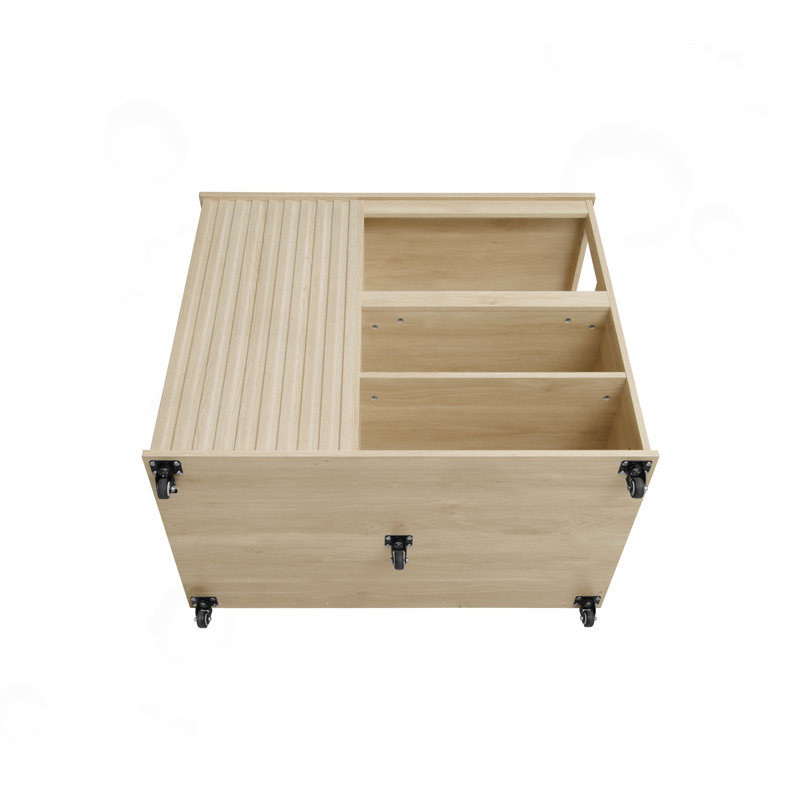 Ilta with Storage Drawer, Wine Rack and open shelves