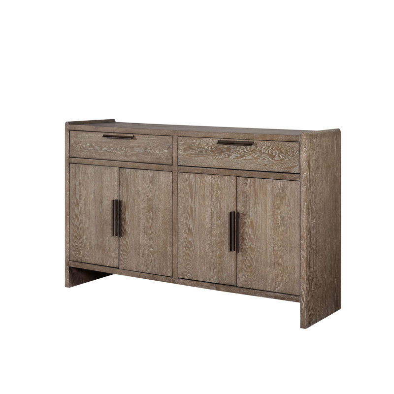 Marielle Katsikis 4-Door Wood Server, Cocoa