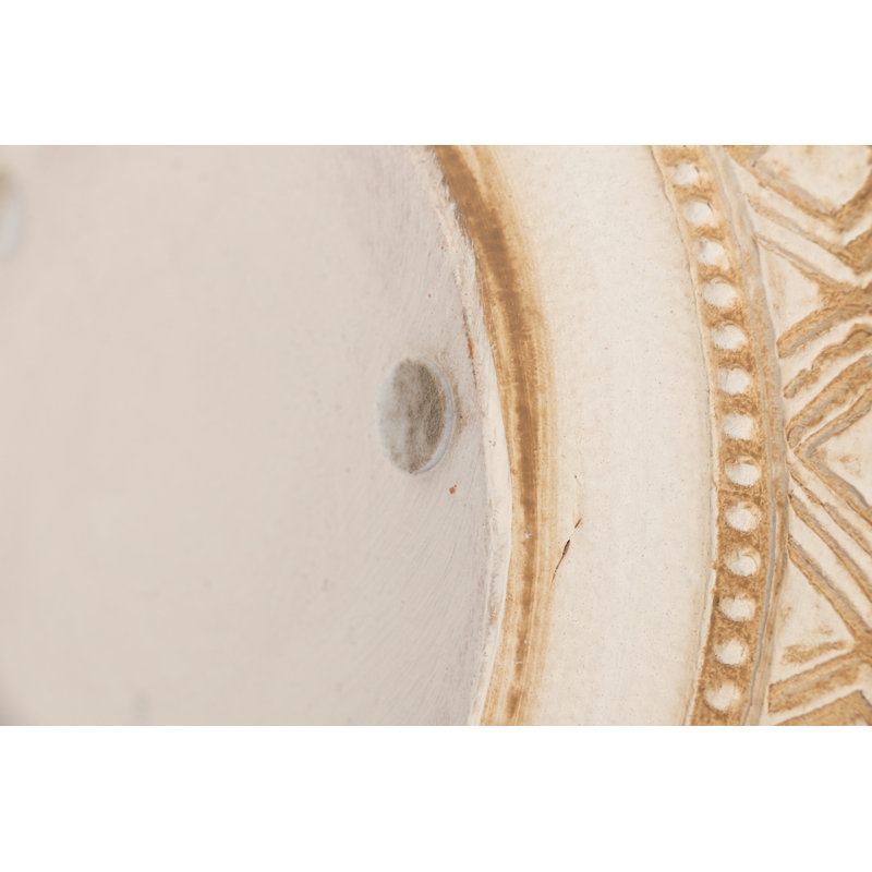 Ceramic / Porcelain Floor Vase, 60cm H x 26cm W x 26cm D, White