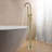 2 Handle Floor Freestanding Tub Filler with Diverter-67087291