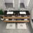 Kirker 72" Wall-Mounted Double Bathroom Vanity Set-1915091828