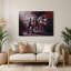Art mural noir dinosaure Carnotaurus-1160294384