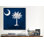 «Flags South Carolina Cracks with Lomo Films», impression sur toile tendue