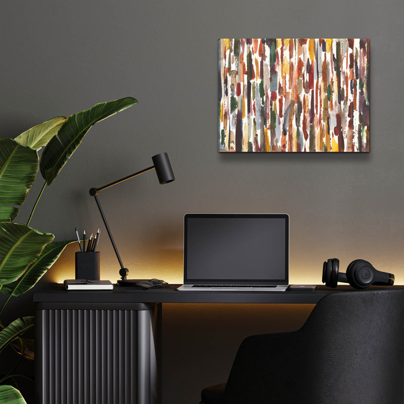 «Strata 1» par Cheryl Warrick, art mural en verre acrylique, H 12 po x l 16 po x P 0,13 po