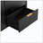 Amarilys 55.1'' Modern Wave-Pattern Buffet Cabinet Sideboard With 3 Drawers-1330066921